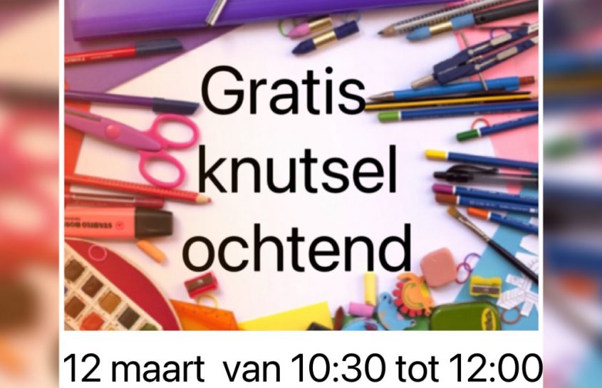 gratis knutselochtend 12 maart 20202